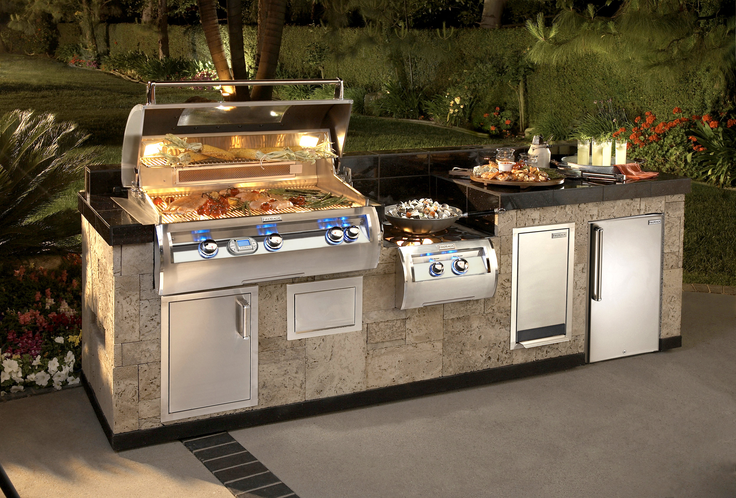 Fire Magic Grills & Appliances Oasis Stone Works
